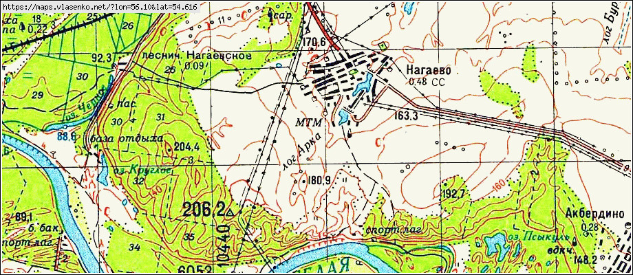 Географическая Карта Республики Башкортостан