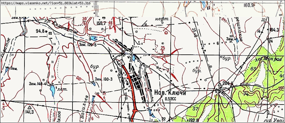 Карта Кинель-черкасского Района Самарской Области