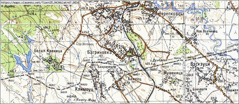 Глибоцький Район Карта