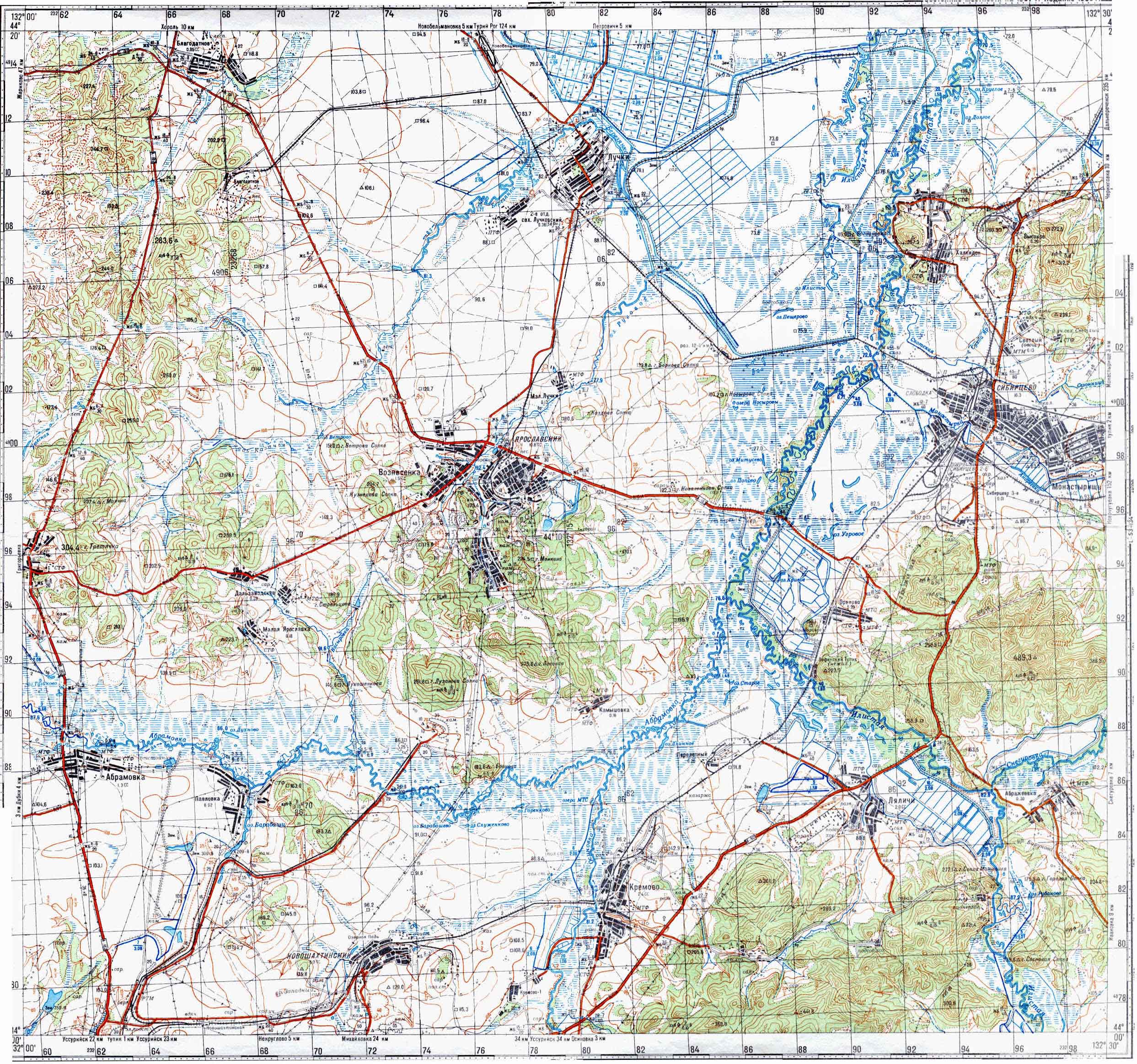 Топографические Карты Генштаба Ставропольский Край