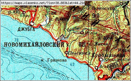 Ольгинка жилье на карте