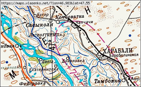 Спутниковая карта новозыбковского района