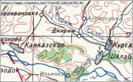 Подробная Карта Минусинского Района