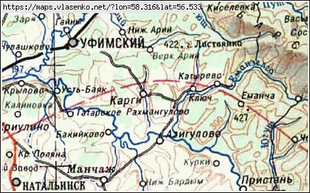 Артинский Район Карта