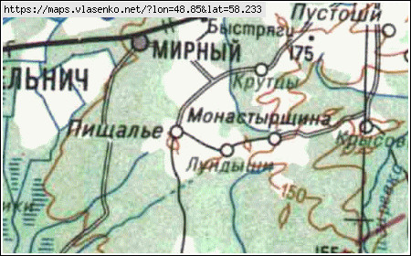 Карта Оричевского Района Кировской Области