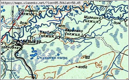 Верхнекетский Район Карта