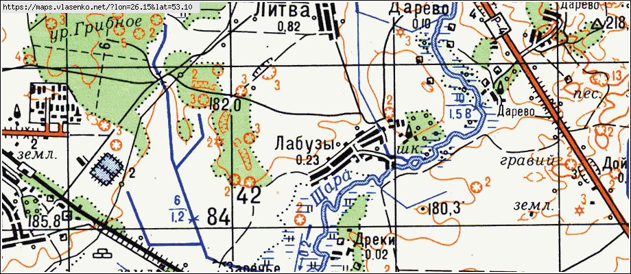 Листок березовский карта