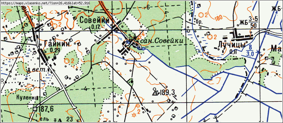 Карта ляховичского района подробная с деревнями