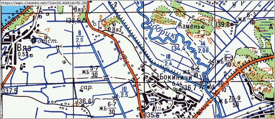 Спутниковая карта пинска