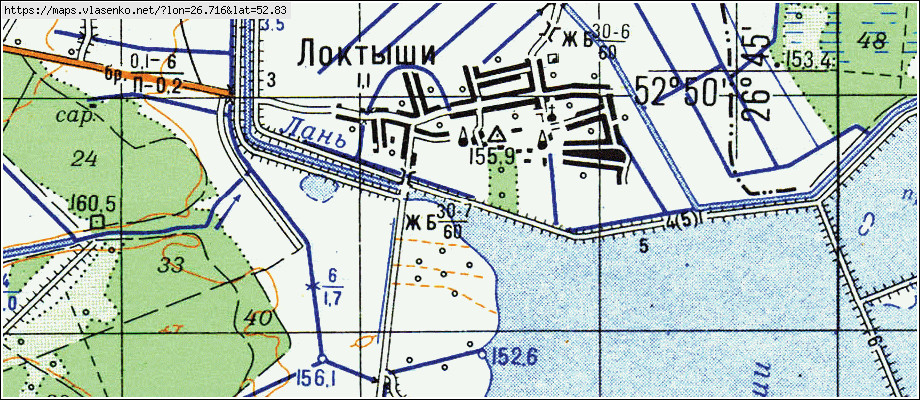 Карта столинского района со спутника