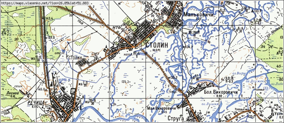 Спутниковая карта столинского района онлайн