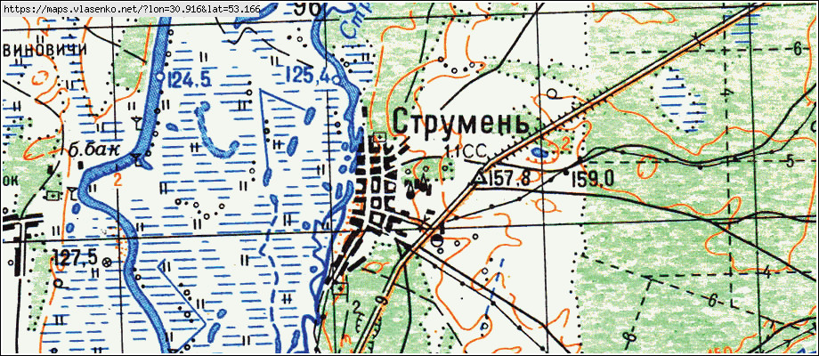 Карта корма гомельской области