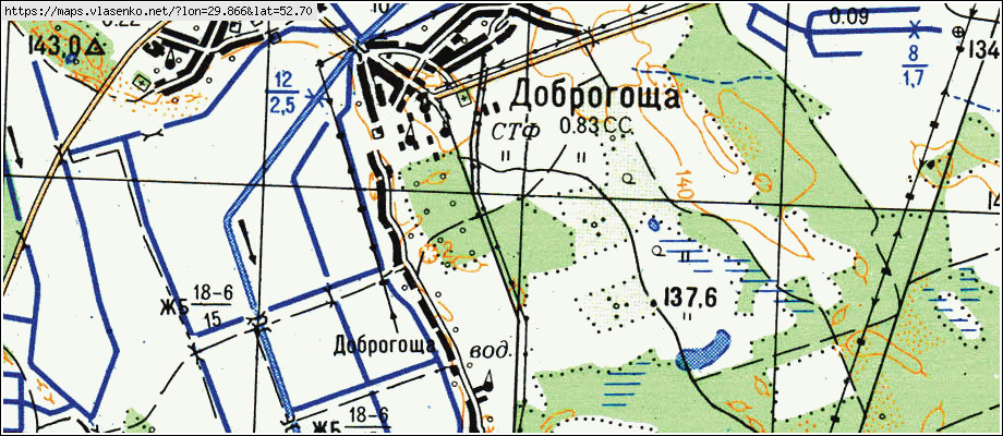 Василевичи гомельская область карта