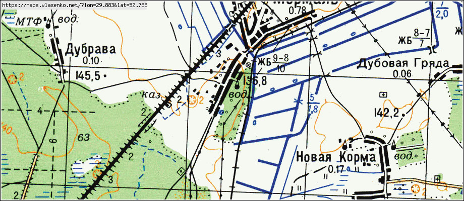 Деревня дубрава жлобинский район карта