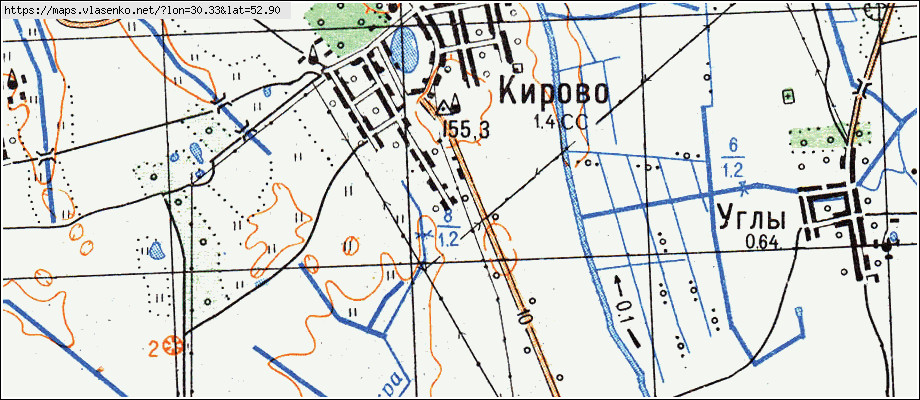 Карта жлобина со спутника