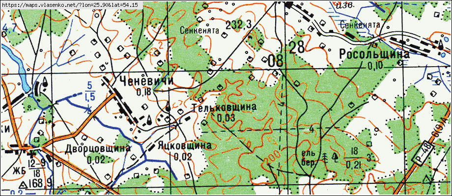 Карта ошмянского района гродненской области