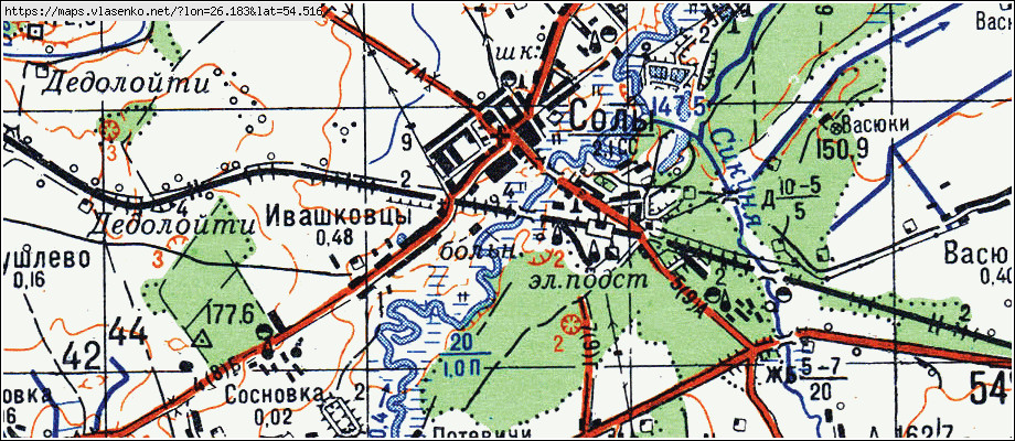 Карта г сморгонь гродненская обл