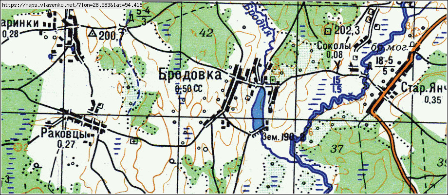 Карта борисовского района минской области подробная с деревнями