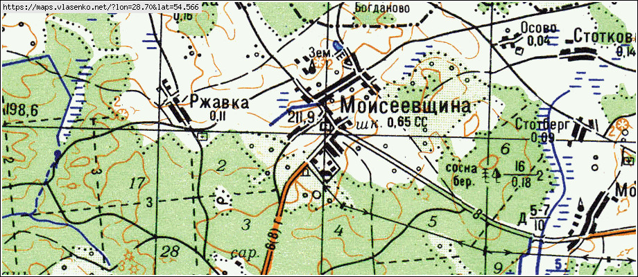 Карта борисовского района минской области подробная с деревнями