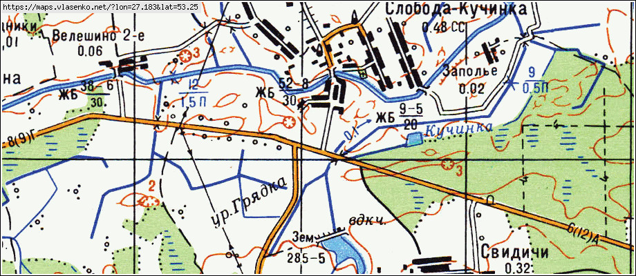 Карта копыльского района с деревнями