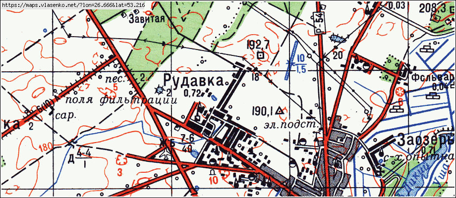 Карта НЕСВИЖ, Минская область, Несвижский район