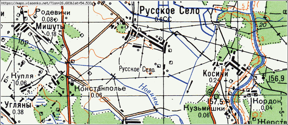 Карта вилейского района подробная с деревнями