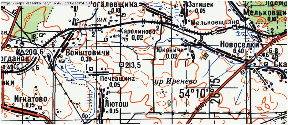 Карта воложинского района минской области