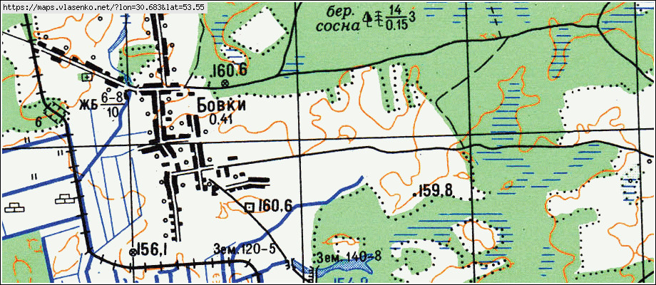 Карта быхова с улицами