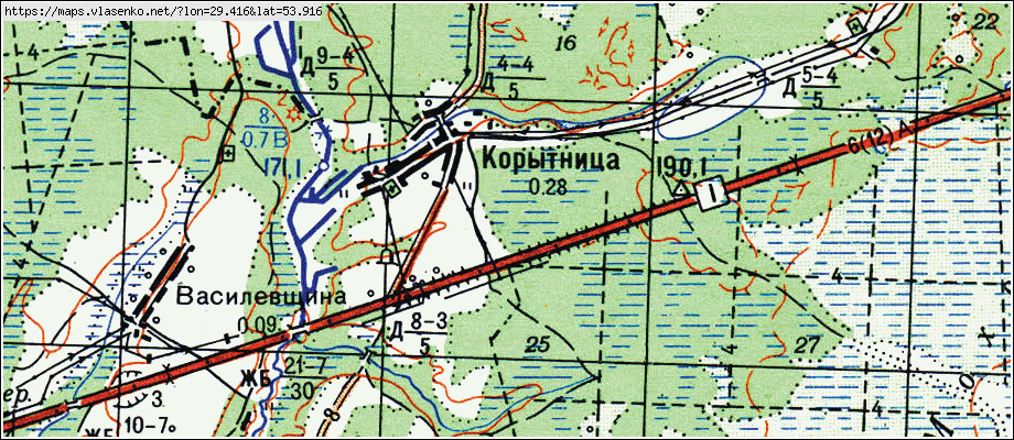 Карта кировского района могилевской области с деревнями и дорогами