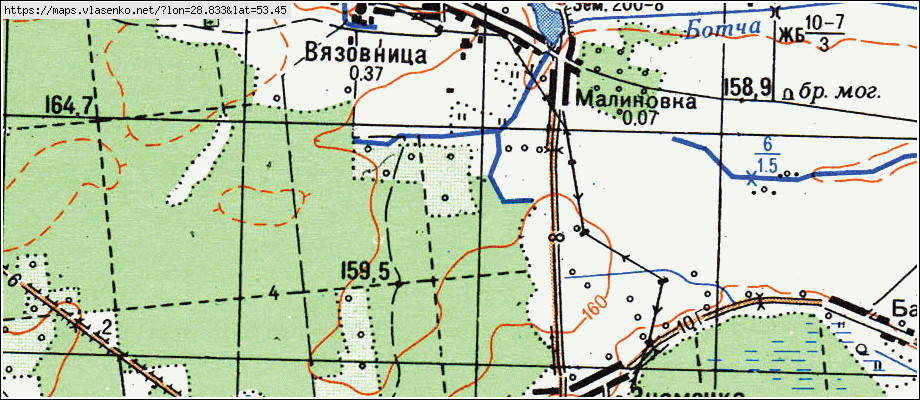 Карта осиповичская 18