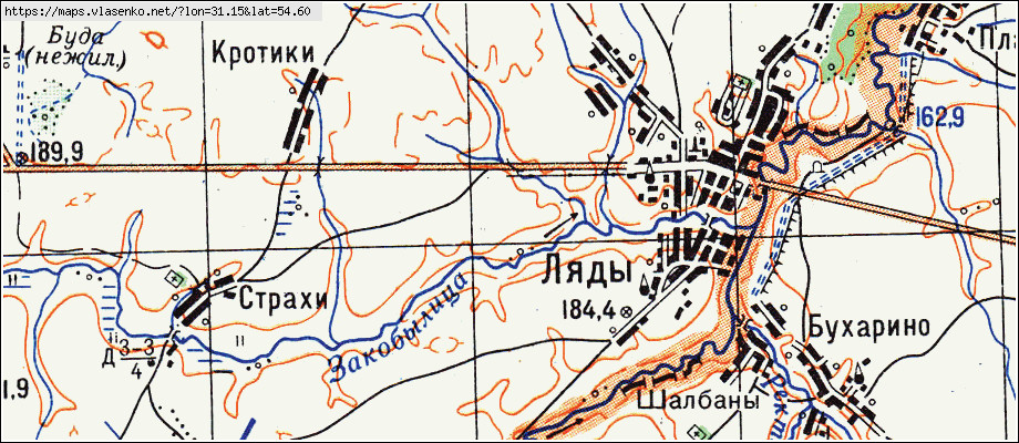 Карта дубровенского района