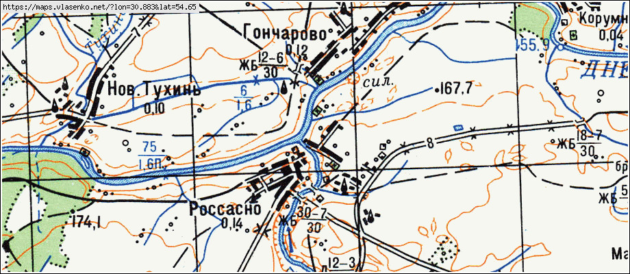 Дубровенский район карта