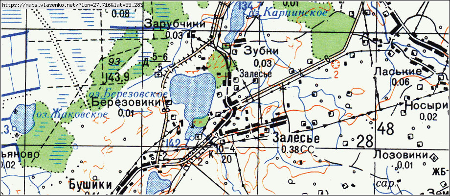 Карта глубокского района витебской