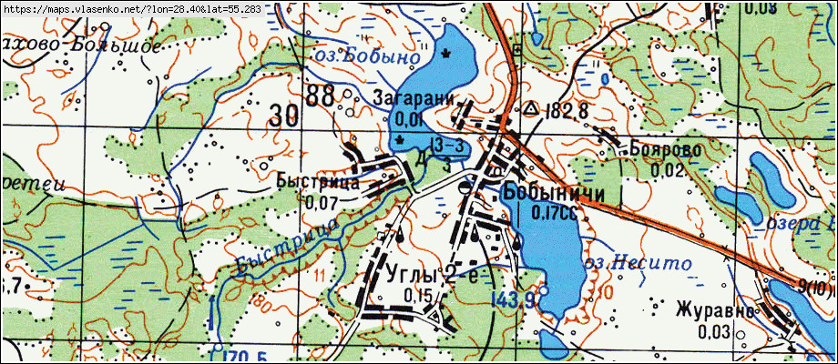 Полоцкий район карта