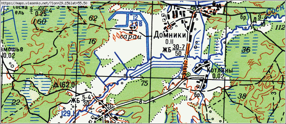 Тросница полоцкий район карта