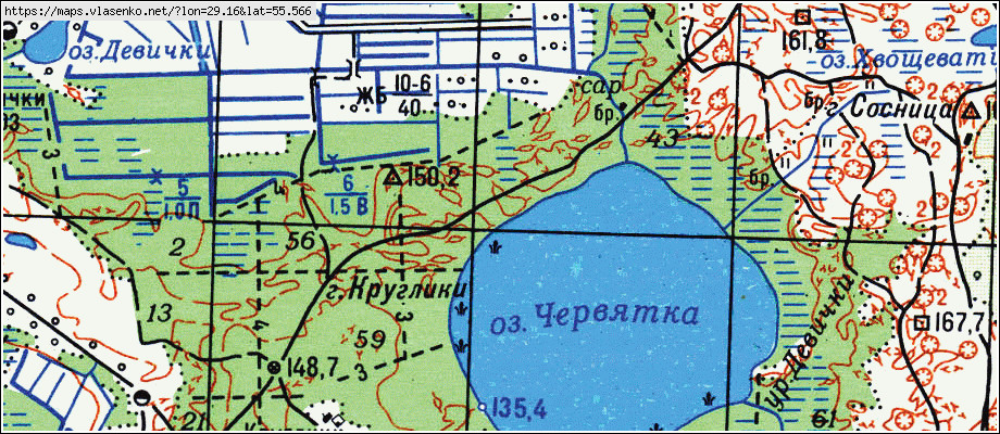 Карта со спутника полоцк