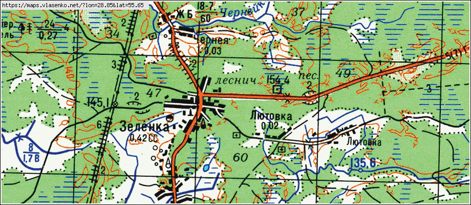 Спутник карта полоцк