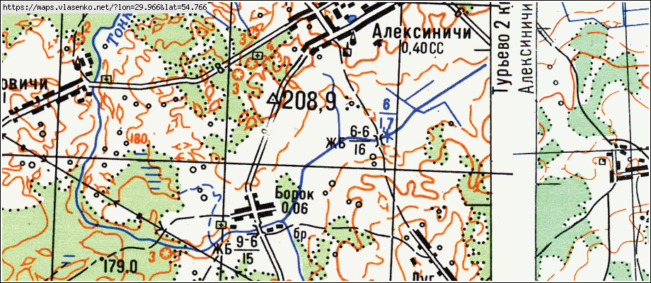 Карта сенненского района