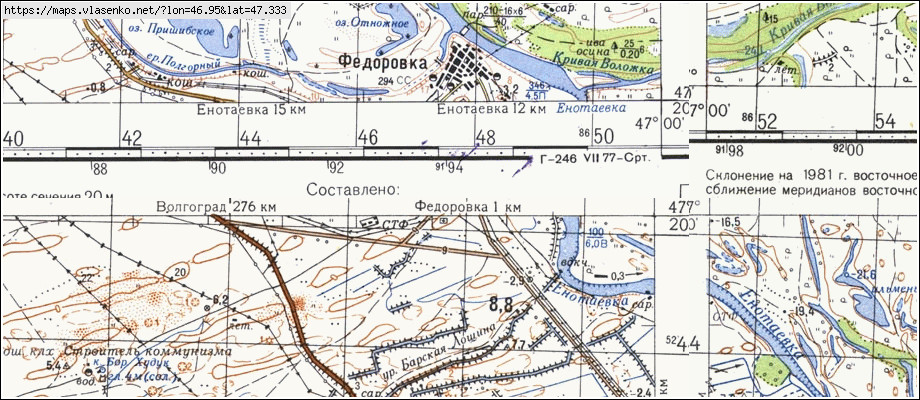 Карта осадков енотаевка