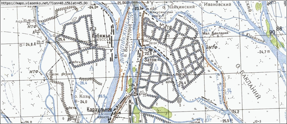 Карта камызякского района астраханской области