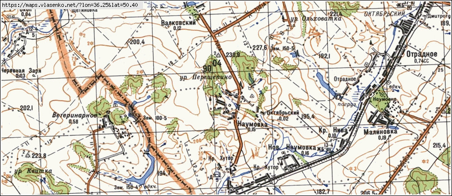 Наумовка белгородская область карта