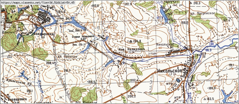 Новая нелидовка белгородский район карта