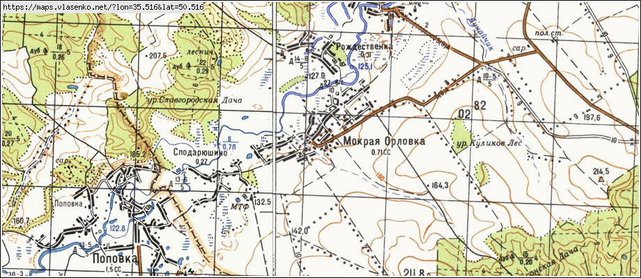 Орловка белгородская область карта