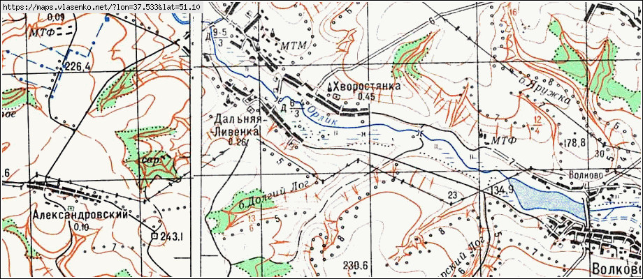 Карта осадков хворостянка