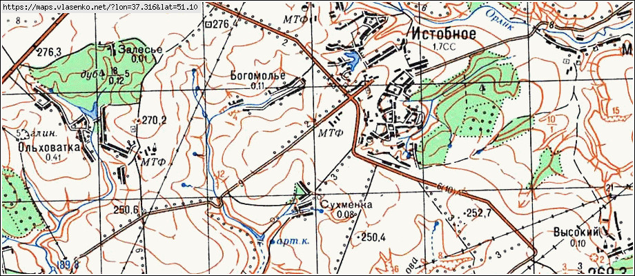 Карта белгородской области скороднянский район