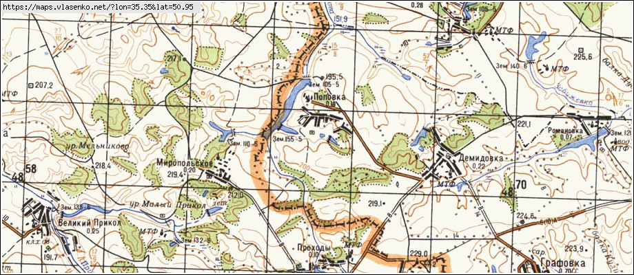 Вязовое белгородская область карта