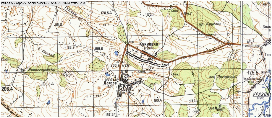 Валуйки район карта