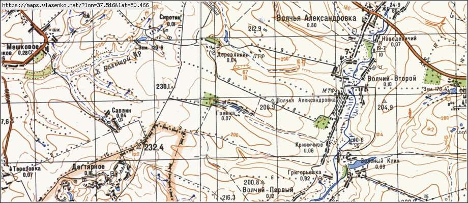 Карта волоконовка белгородской