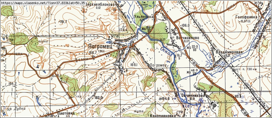 Карта курская область новоивановка