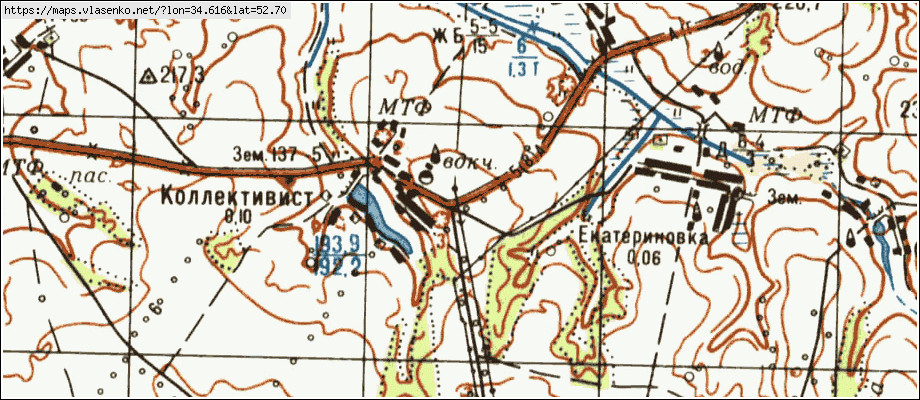 Карта осадков локоть